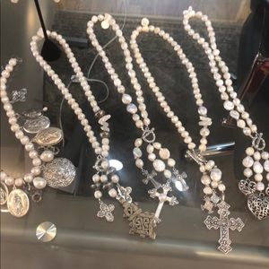 Vintage pearl necklaces